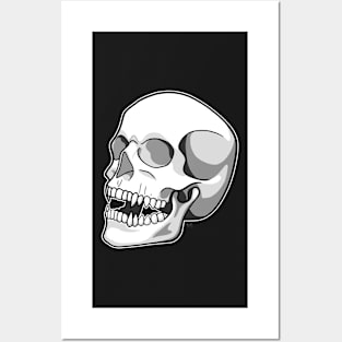 Skull Sticker Posters and Art